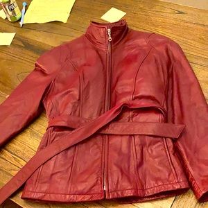 Beautiful red Wilson leather